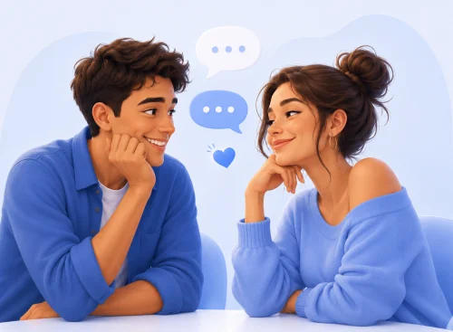 Flirty chat