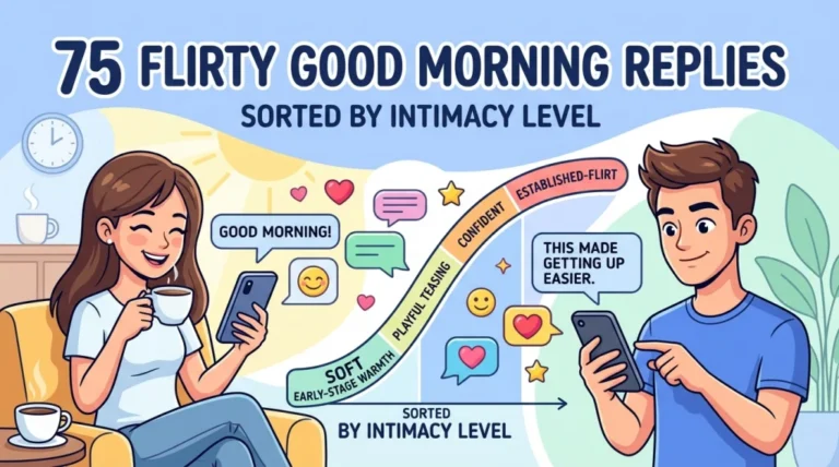 75 Flirty Good Morning Replies That Make the Text Feel Personal, Not Needy