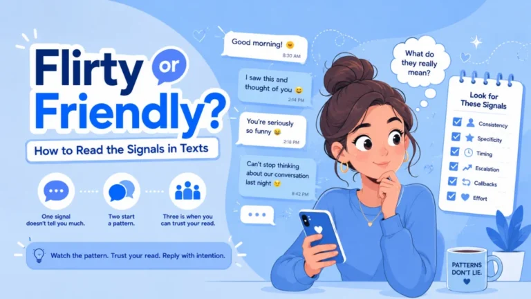 How to Tell If a Text Is Flirty or Friendly Without Turning One Emoji Into Evidence
