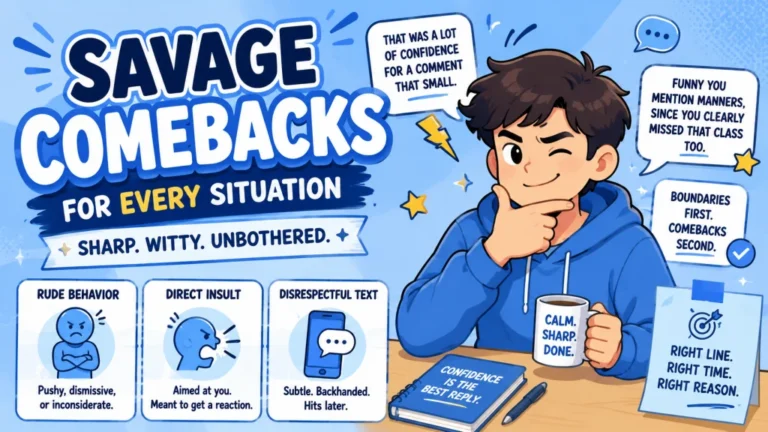 Savage Comebacks: The Scarlett Lowe Guide to Hitting Back Without Losing the Room