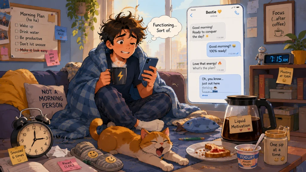 Replies That Admit You Are Not A Morning Person