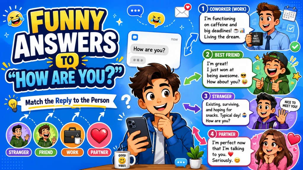 Funny Answers To How Are You