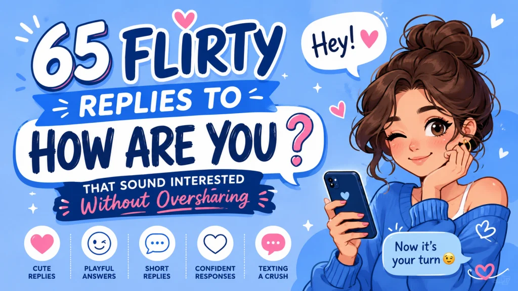 How To Reply To How Are You Flirty
