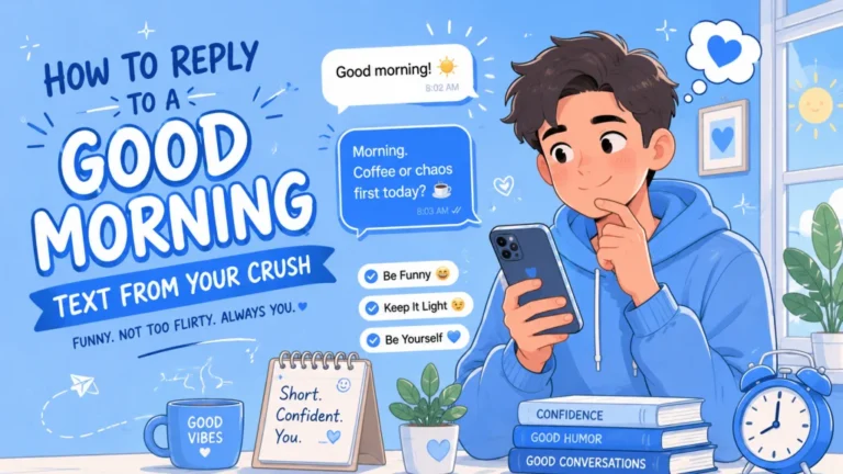 How to Respond to a Good Morning Text From Your Crush: 75 Funny-First Replies