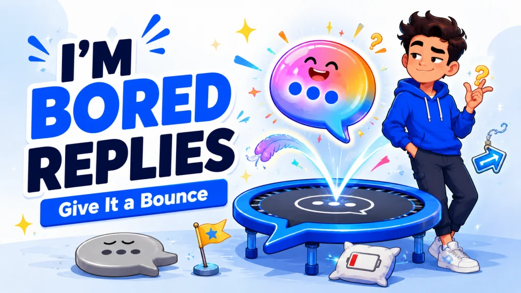 Funny Replies To Im Bored