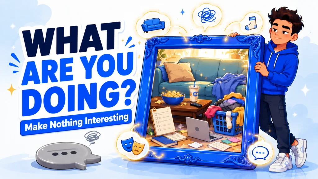 Funny Response To What Are You Doing