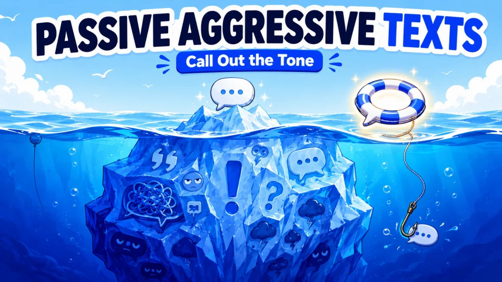 Passive Aggressive Text Comebacks