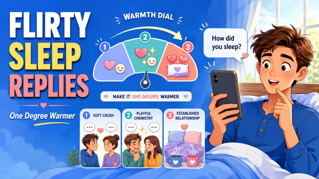 Flirty Responses To How Did You Sleep