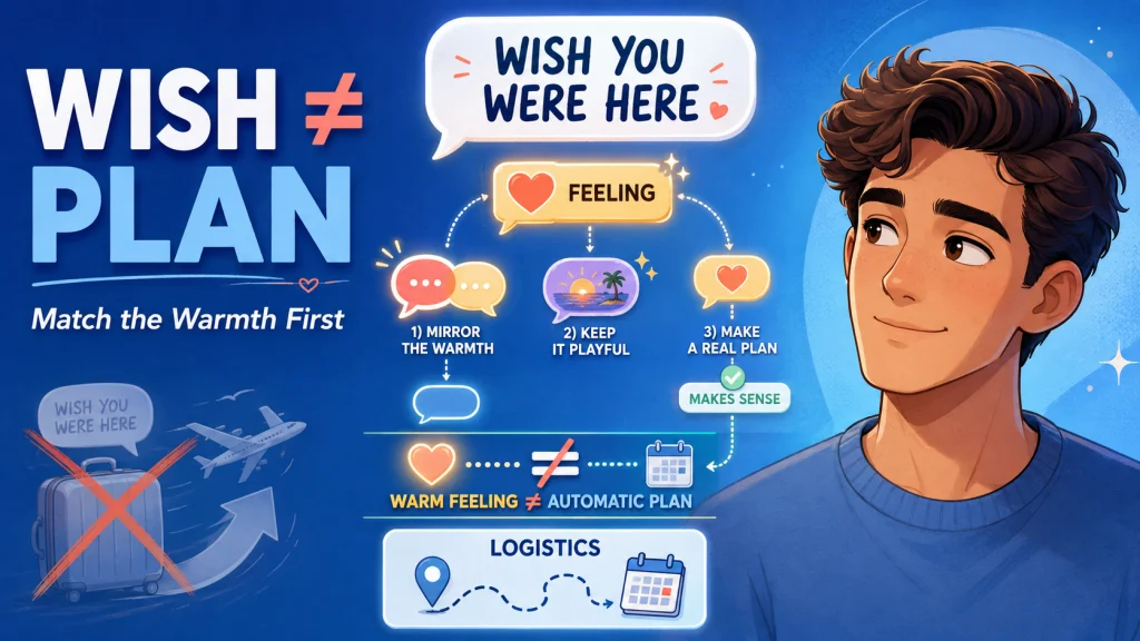 Flirty Responses To Wish You Were Here