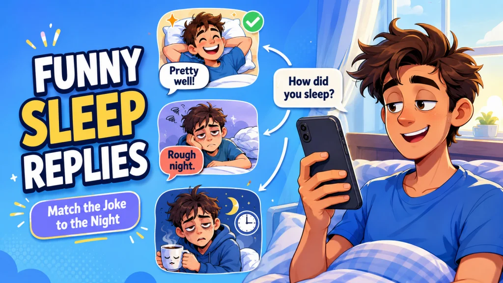 Funny Responses To How Did You Sleep