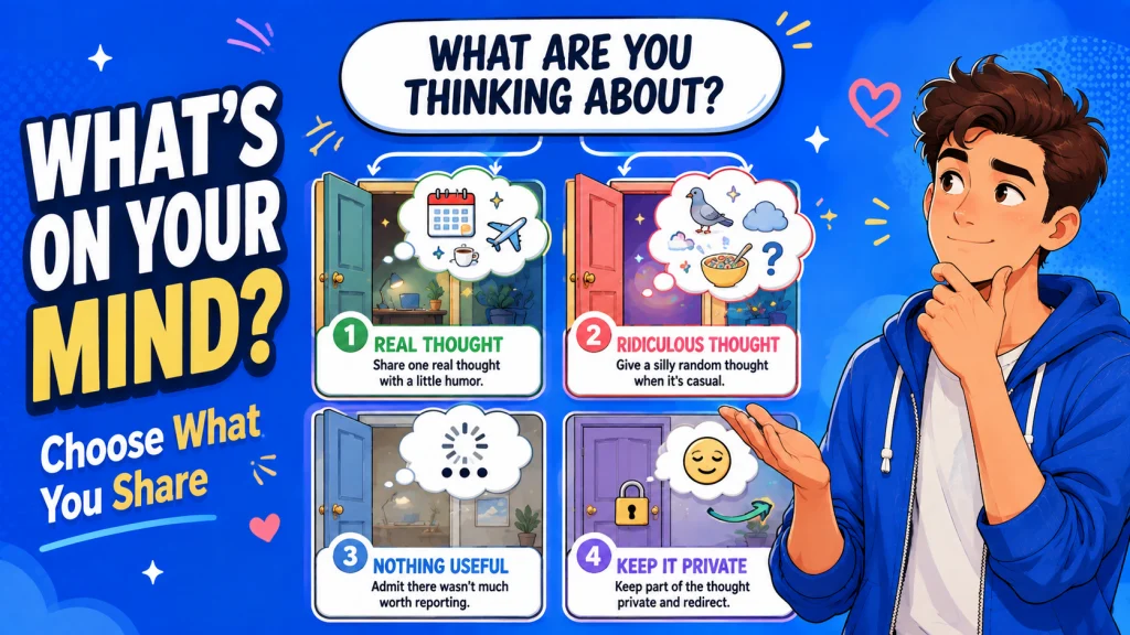 Funny Responses To What Are You Thinking About