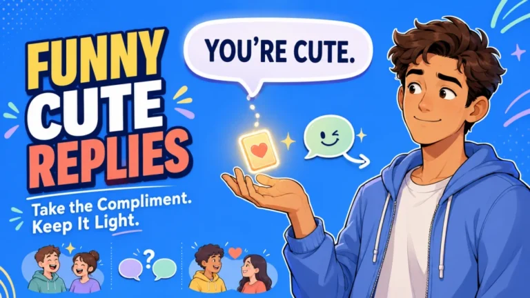 Called cute? 70 funny responses when someone calls you cute without turning flirty