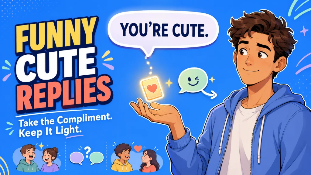 Funny Responses When Someone Calls You Cute