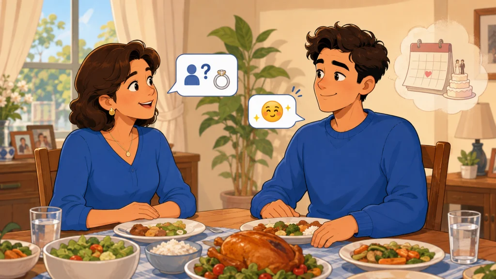 Family Marriage Question Stays Light