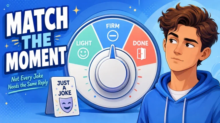 How to respond to “it’s just a joke” without overplaying it